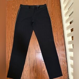 Club Monaco Black pants with gold Trim‎ size 2